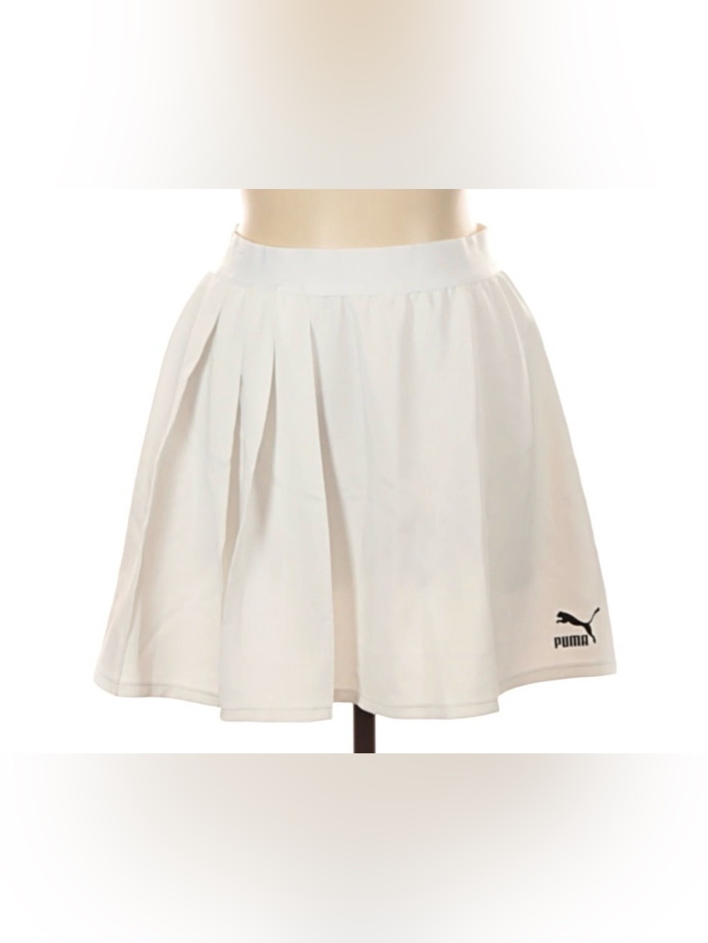 Puma White Pleated Tennis 🎾 Skirt